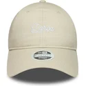 cap-islenkta-beige-snapback-9twenty-ajustable-fc-barcelona-laliga-new-era