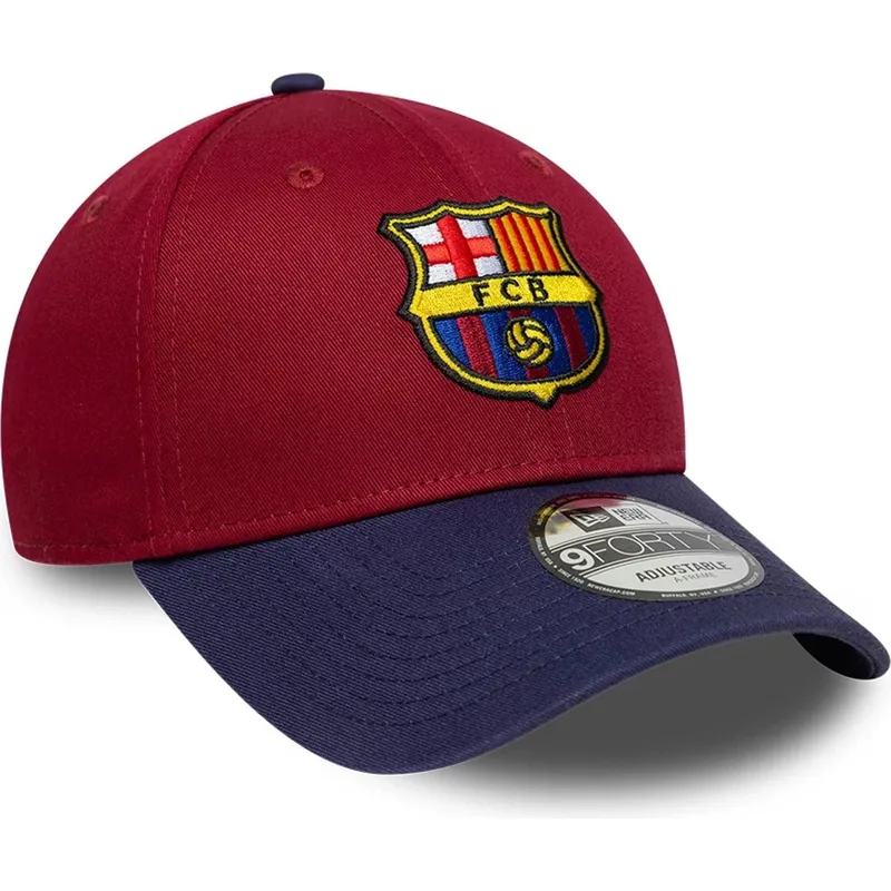 kepure-islenkta-ivairiaspalvis-snapback-9forty-ajustable-fc-barcelona-laliga-new-era