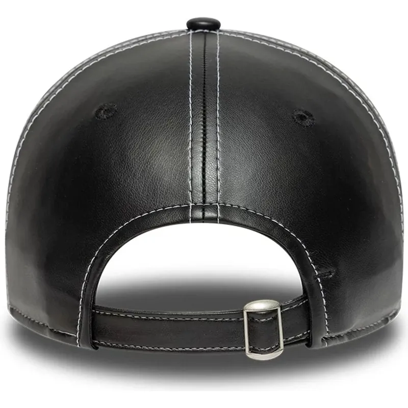 czarna-zakrzywiona-regulowana-czapka-dla-kobiet-fc-barcelona-laliga-9twenty-pu-leather-od-new-era