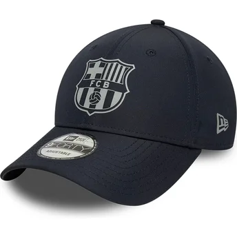 Cap išlenkta navy blue snapback 9FORTY ajustable FC Barcelona LALIGA New Era