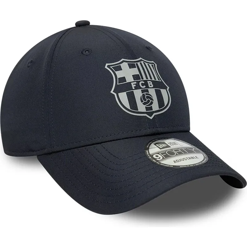 new-era-curved-brim-fc-barcelona-laliga-9forty-reflective-navy-blue-adjustable-cap
