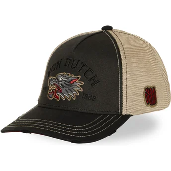 Cap išlenkta black snapback Von Dutch