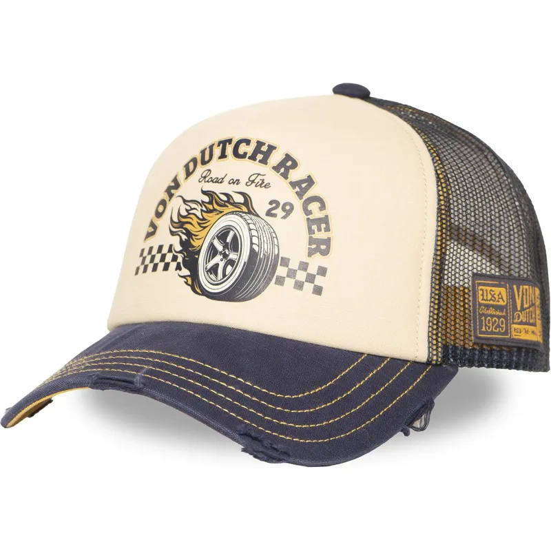 von-dutch-crew32-beige-and-navy-blue-trucker-hat
