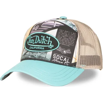 Cap išlenkta multicolor snapback Von Dutch