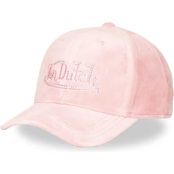 Von Dutch Curved Brim VEL P CB Pink Adjustable Cap