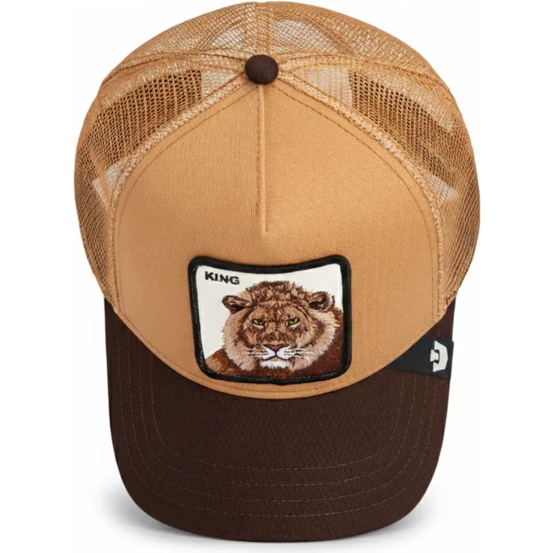 czapka-trucker-brazowa-lew-king-mane-man-the-farm-goorin-bros