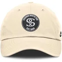 cap-islenkta-beige-adjustable-strap-club-unstructured-organic-cotton-chicago-white-sox-mlb-nike