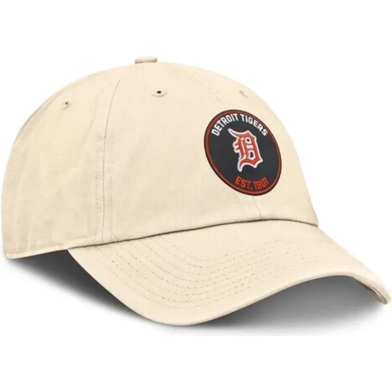 kepure-islenkta-smelio-reguliuojama-juostele-club-unstructured-organic-cotton-detroit-tigers-mlb-nike