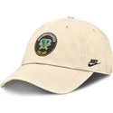 cap-islenkta-beige-adjustable-strap-club-unstructured-organic-cotton-oakland-athletics-mlb-nike