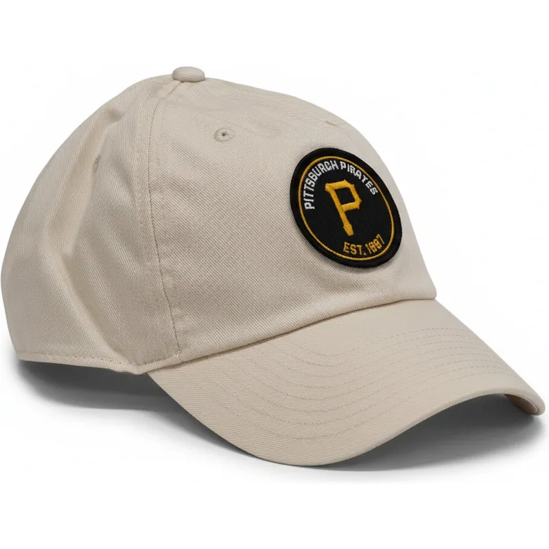 cap-islenkta-beige-adjustable-strap-club-unstructured-organic-cotton-pittsburgh-pirates-mlb-nike