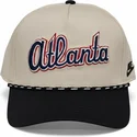 cap-islenkta-beige-snapback-rise-structured-atlanta-braves-mlb-nike
