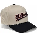 bezowo-czarna-czapka-z-daszkiem-snapback-rise-structured-chicago-white-sox-mlb-nike