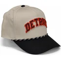 cap-islenkta-beige-snapback-rise-structured-detroit-tigers-mlb-nike