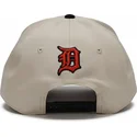 gorra-curva-beige-y-negra-snapback-rise-structured-de-detroit-tigers-mlb-de-nike
