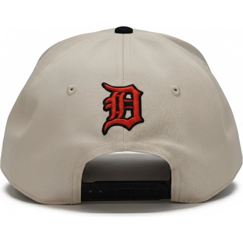 cap-islenkta-beige-snapback-rise-structured-detroit-tigers-mlb-nike