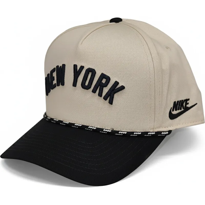 cap-islenkta-beige-snapback-rise-structured-new-york-yankees-mlb-nike