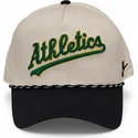 cap-islenkta-beige-snapback-rise-structured-oakland-athletics-mlb-nike