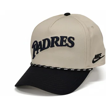 Kepurė išlenkta smėlio snapback Rise Structured San Diego Padres MLB Nike