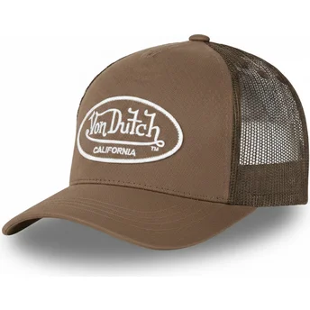 Cap išlenkta brown adjustable strap Von Dutch