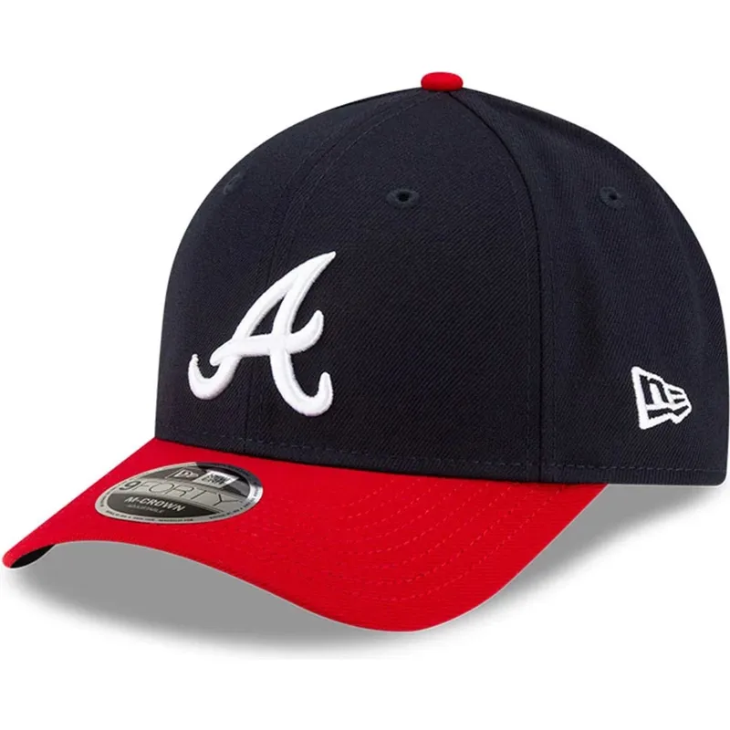 granatowo-czerwona-zakrzywiona-czapka-snapback-9forty-m-crown-player-replica-atlanta-braves-mlb-new-era