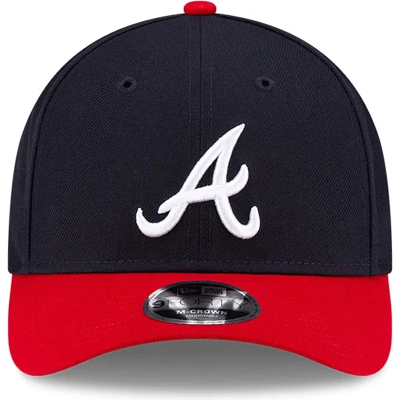 kepure-islenkta-tamsiai-melyna-snapback-9forty-m-crown-player-replica-atlanta-braves-mlb-new-era