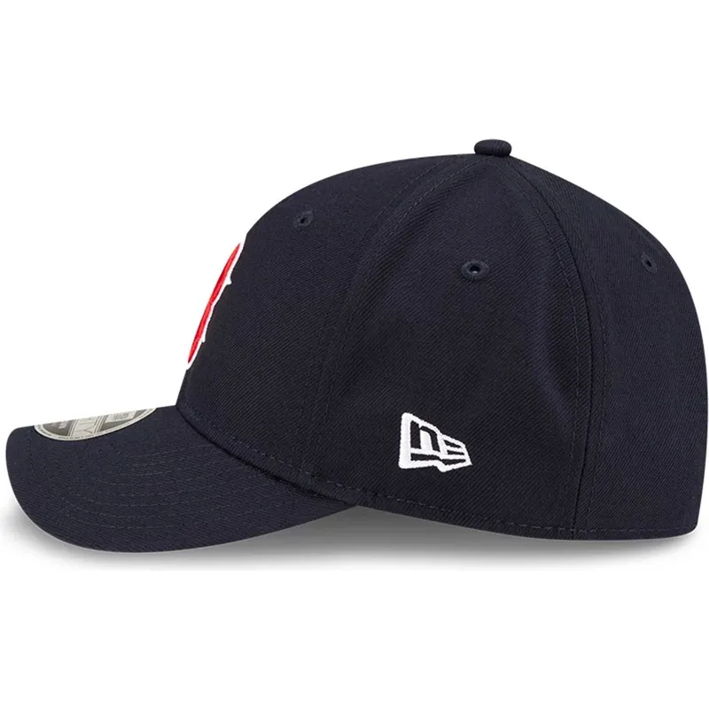 new-era-curved-brim-9forty-m-crown-player-replica-boston-red-sox-mlb-navy-blue-snapback-cap