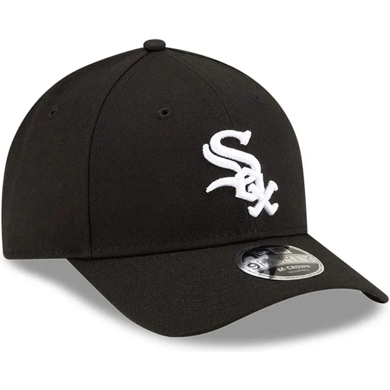 kepure-islenkta-juoda-snapback-9forty-m-crown-player-replica-chicago-white-sox-mlb-new-era