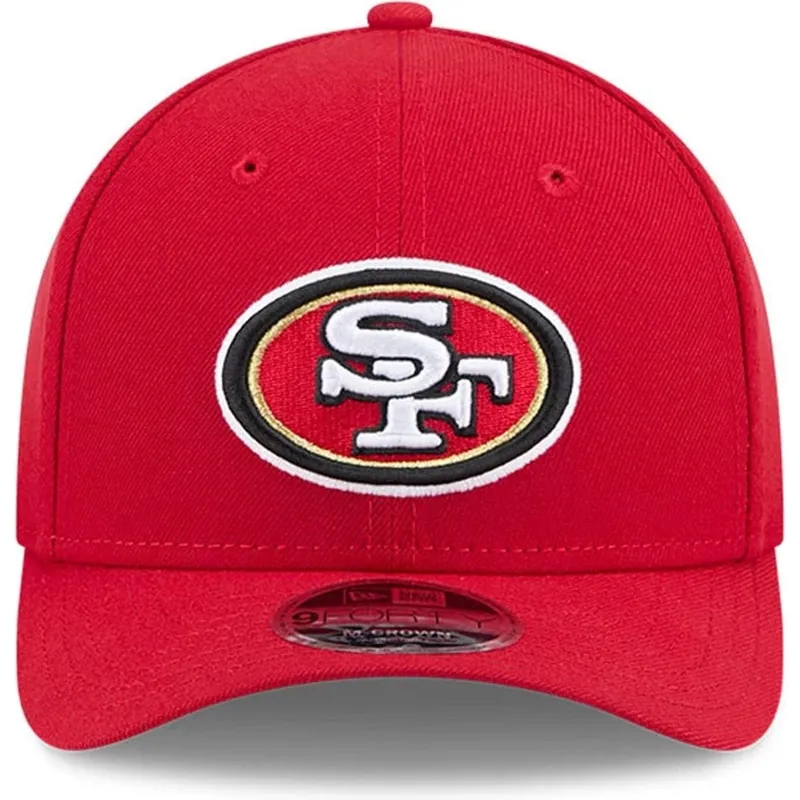 czerwona-zakrzywiona-czapka-snapback-9forty-m-crown-team-san-francisco-49ers-nfl-new-era