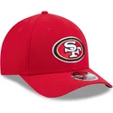 czerwona-zakrzywiona-czapka-snapback-9forty-m-crown-team-san-francisco-49ers-nfl-new-era