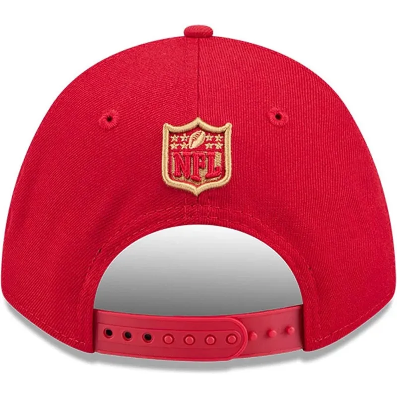 kepure-islenkta-raudona-snapback-9forty-m-crown-team-san-francisco-49ers-nfl-new-era
