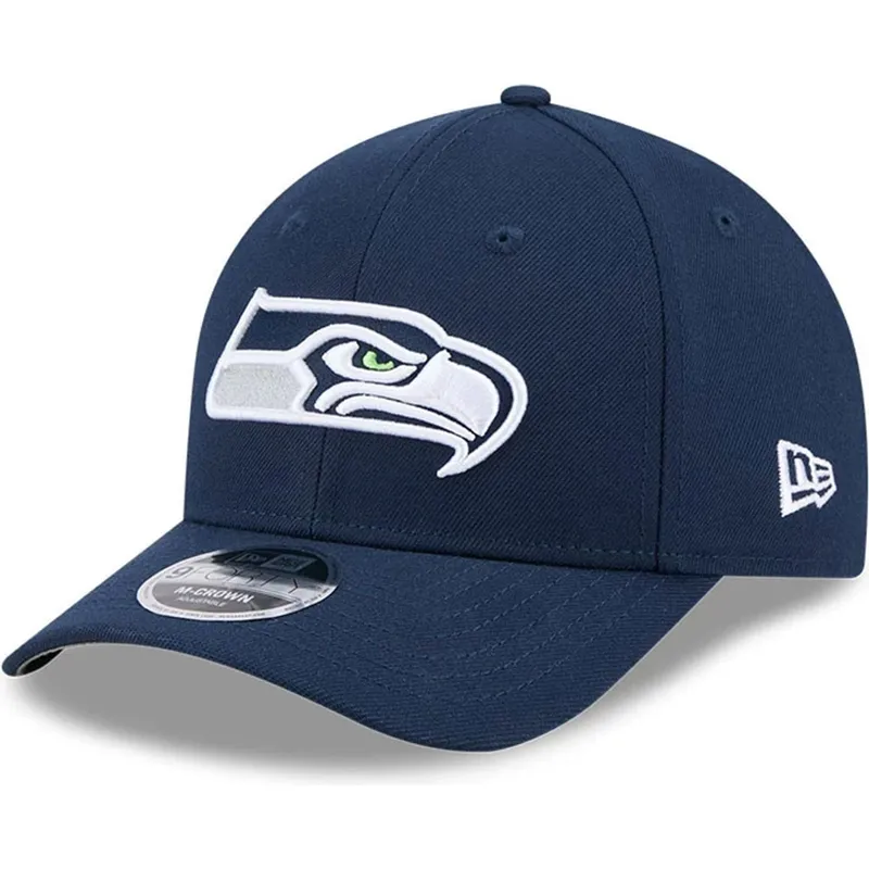 kepure-islenkta-tamsiai-melyna-snapback-9forty-m-crown-team-seattle-seahawks-nfl-new-era