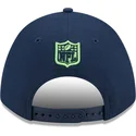 kepure-islenkta-tamsiai-melyna-snapback-9forty-m-crown-team-seattle-seahawks-nfl-new-era