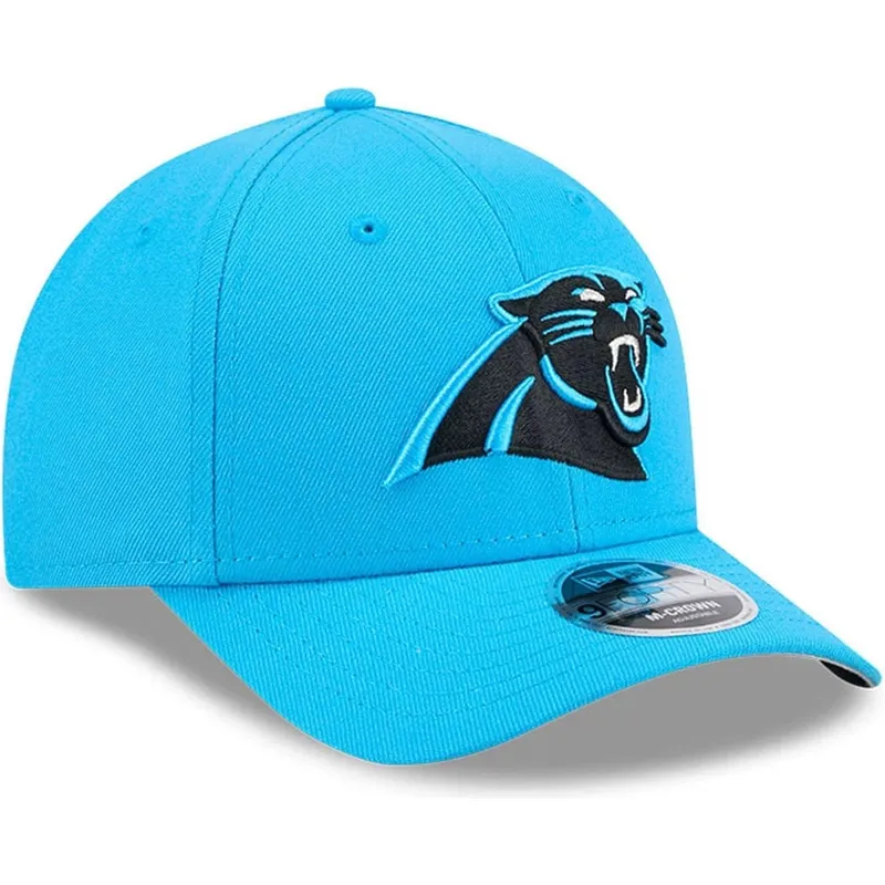 new-era-curved-brim-9forty-m-crown-team-carolina-panthers-nfl-blue-snapback-cap