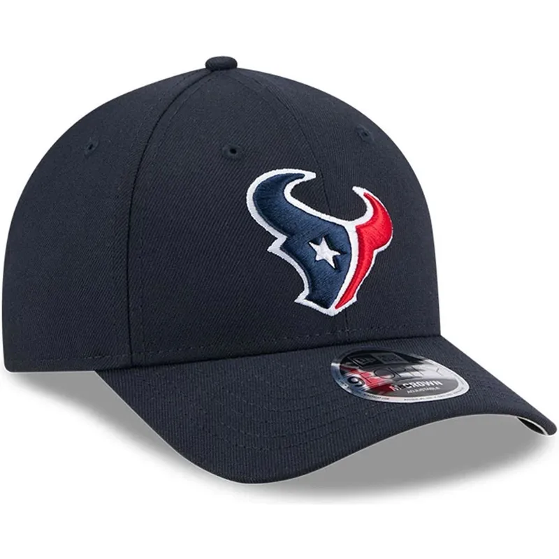 kepure-islenkta-tamsiai-melyna-snapback-9forty-m-crown-team-houston-texans-nfl-new-era