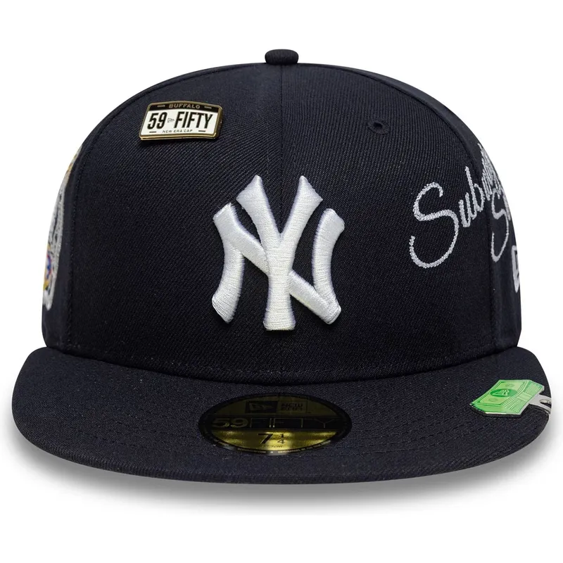 kepure-plokscia-tamsiai-melyna-priglundantis-59fifty-subway-series-new-york-yankees-mlb-new-era