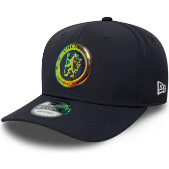 Kepurė išlenkta tamsiai mėlyna snapback 9SEVENTY Stretch Snap Iridiscent Chelsea Football Club Premier League New Era