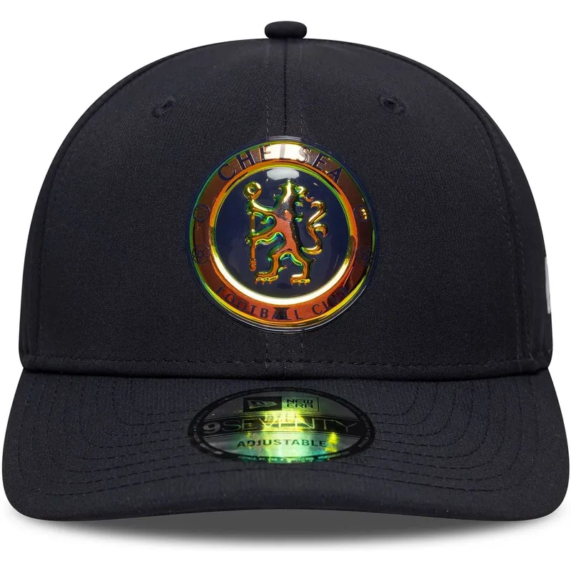kepure-islenkta-tamsiai-melyna-snapback-9seventy-stretch-snap-iridiscent-chelsea-football-club-premier-league-new-era
