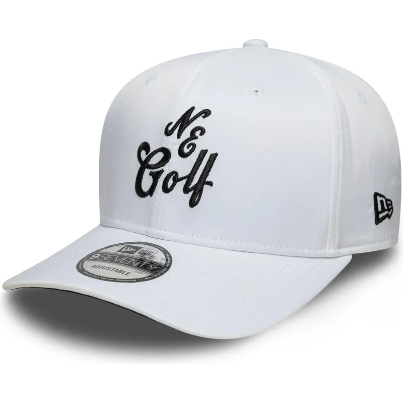 biala-zakrzywiona-czapka-snapback-9seventy-stretch-snap-technical-golf-new-era