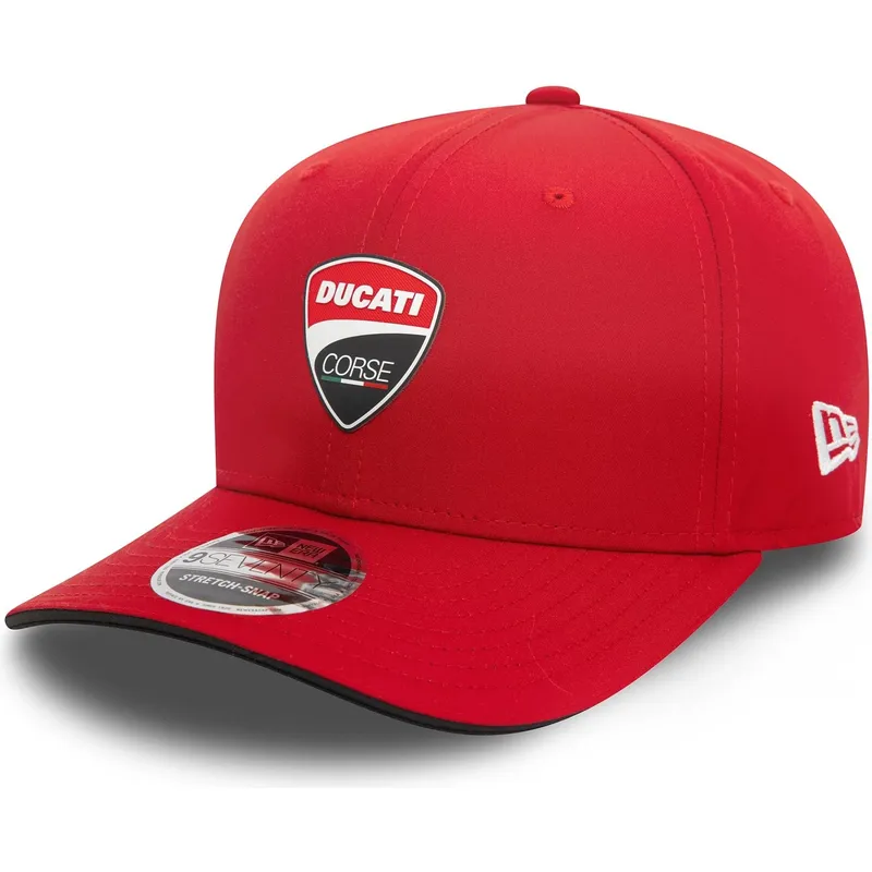 czerwona-zakrzywiona-czapka-snapback-9seventy-stretch-snap-core-ducati-motor-motogp-new-era