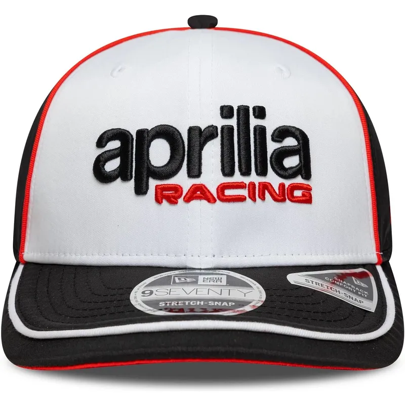 kepure-islenkta-juoda-snapback-9seventy-stretch-snap-aprilia-piaggio-new-era