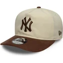 kepure-islenkta-ruda-reguliuojamas-9fifty-a-frame-suede-visor-new-york-yankees-mlb-new-era