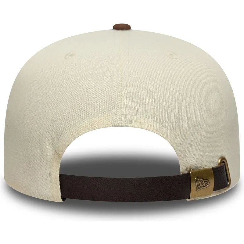 kepure-islenkta-ruda-reguliuojamas-9fifty-a-frame-suede-visor-new-york-yankees-mlb-new-era
