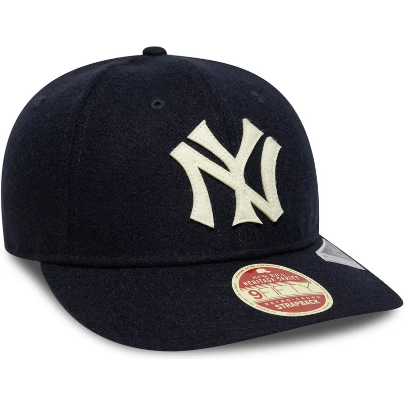 kepure-islenkta-tamsiai-melyna-reguliuojamas-9fifty-retro-crown-heritage-series-new-york-yankees-mlb-new-era