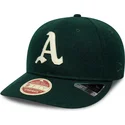 cap-islenkta-green-adjustable-strap-9fifty-retro-crown-heritage-series-oakland-athletics-mlb-new-era