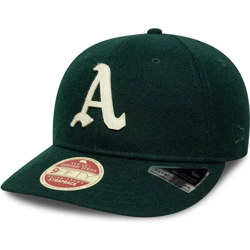 cap-islenkta-green-adjustable-strap-9fifty-retro-crown-heritage-series-oakland-athletics-mlb-new-era