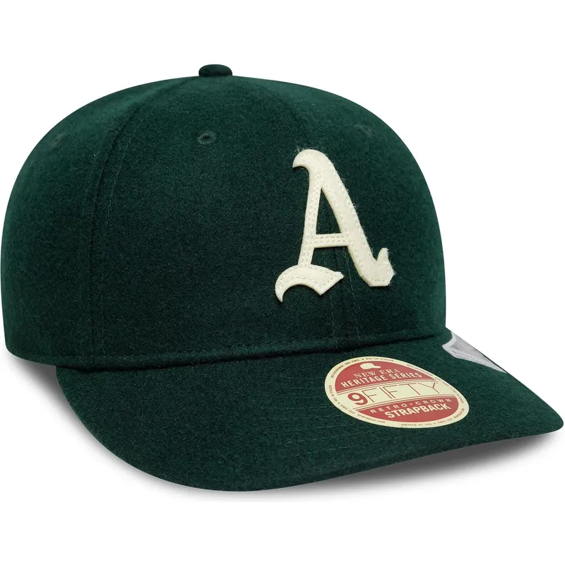 cap-islenkta-green-adjustable-strap-9fifty-retro-crown-heritage-series-oakland-athletics-mlb-new-era