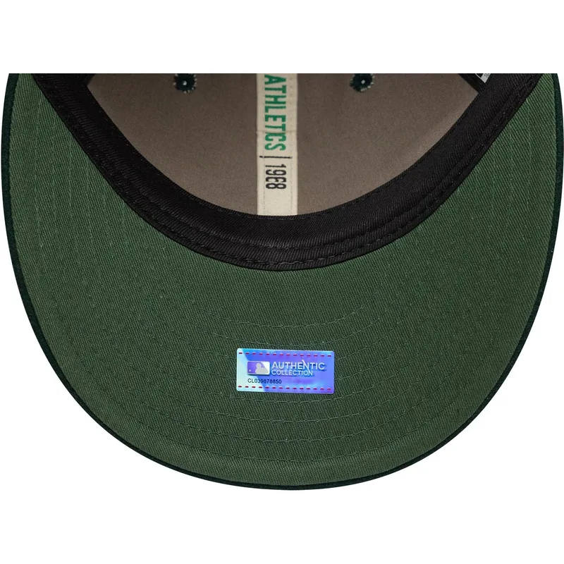 cap-islenkta-green-adjustable-strap-9fifty-retro-crown-heritage-series-oakland-athletics-mlb-new-era