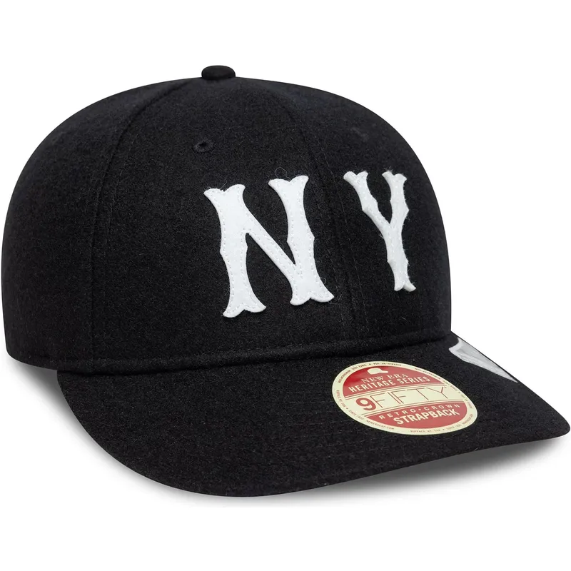 czarna-zakrzywiona-czapka-regulowana-9fifty-retro-crown-heritage-series-new-york-highlanders-mlb-new-era