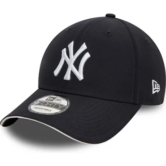 Kepurė išlenkta tamsiai mėlyna reguliuojamas 9FORTY Microfibre New York Yankees MLB New Era