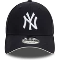 new-era-curved-brim-9forty-microfibre-new-york-yankees-mlb-navy-blue-adjustable-cap